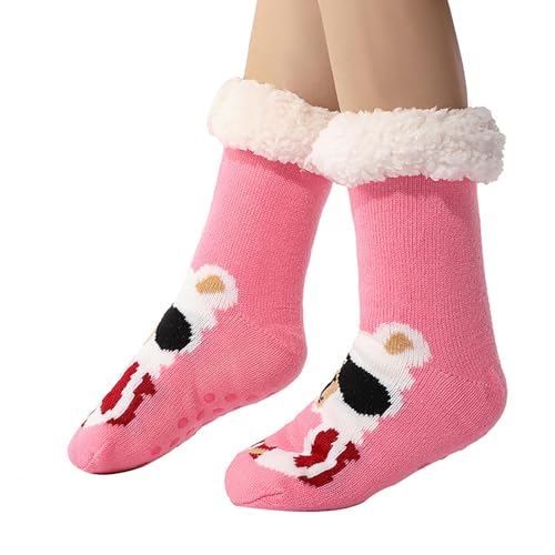 YueYue Kuschelsocken Damen 39-42 Wintersocken Haussocken Stoppersocken Thermosocken Flauschige Dicke Socken Damen Schlafsocken Gefütterte Rutschsocken Warme Bettsocken für Frauen Mädchen (One Size) von YueYue