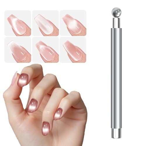 Yuecjian Magnet Für Nägel - Magnet Für Nageldesign Mit Doppelspitze - Ergonomischer Griff Multifunktions Beauty Werkzeug Für Frauen Erwachsene Jugendliche von Yuecjian
