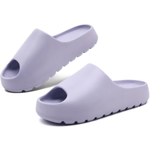 Yueerlu Cloud Slides für Damen und Herren, Recovery Damen-Kissengleiter, EVA-Anti-Rutsch-Duschschuhe, dicke Sohle, offene Zehenpartie, Gartenschuhe, Herrensandalen, Herren-Hausschuhe für drinnen und Yueerlu Cloud Slides für Damen und Herren, Recovery Damen-Kissengleiter, EVA-Anti-Rutsch-Duschschuhe, dicke Sohle, offene Zehenpartie, Gartenschuhe, Herrensandalen, Herren-Hausschuhe für drinnen und von Yueerlu