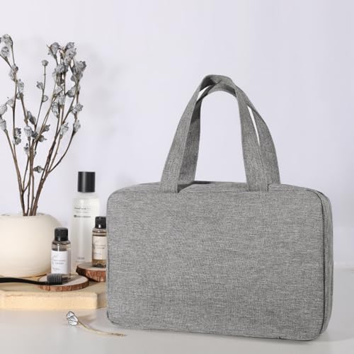 Hängende Kulturtasche Reisewaschtasche Toilettenartikel Makeup Taschen Wasserdicht Kosmetik Veranstalter für Full-Size Shampoo Conditioner Hautpflege Bürsten Badezimmer Dusche 25 x 73 cm von Yuehuamech