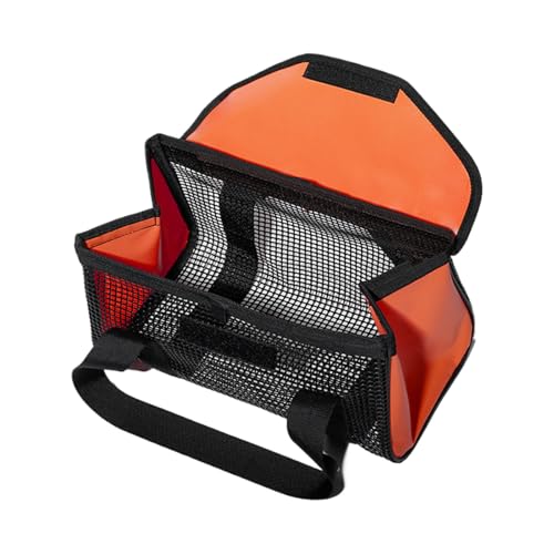 Yuemeuy Angler Köder Tasche - Tragbarer Mesh-Organizer mit Griff | Angelzubehör Organizer,Für See Fluss Nacht Morgen Hochsee von Yuemeuy