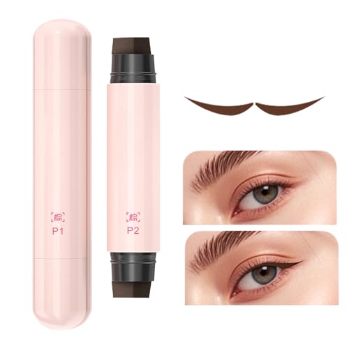 Yuemeuy Eye End Stamp - Make-up Flügel-Stempel Mit 2 Aufsätzen | Präzises Stempelwerkzeug Wasserdicht & Verwischfest Für Anfänger Unterwegs Events Date von Yuemeuy