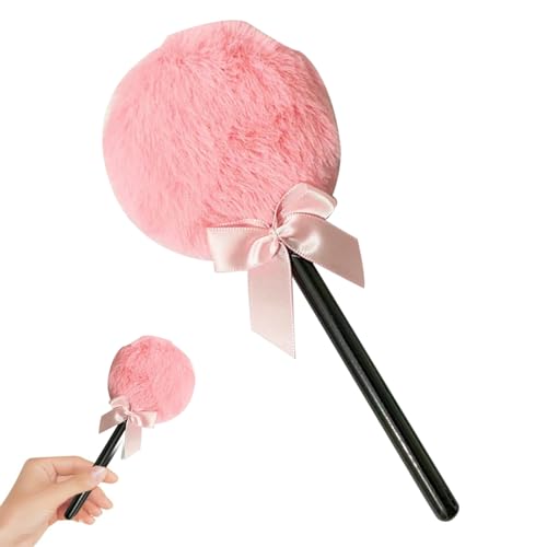 Yuemeuy Makeup Puder Puderpinsel, Sanfter Gesichts Makeup, Wiederverwendbar 6 Stück Sanfte Lollipopform Beauty Tools Für Unterwegs Damen Mädchen Foundation Verblendung von Yuemeuy