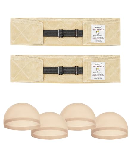 Yuest Perückengriffband für Lace-Front, hält Perücken sicher an Ort und Stelle, rutschfeste Kopfbandkappe mit Band Yuest Perückengriffband für Lace-Front, hält Perücken sicher an Ort und Stelle, rutschfeste Kopfbandkappe mit Band von Yuest