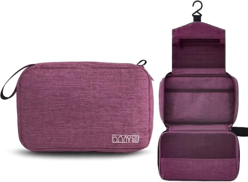 Yuexitech Kosmetiktasche Zum AufhäNgen, Kulturbeutel Herren & Damen Zum AufhäNgen, Kulturtasche Herren & Damen, Faltbare Reise‑Kosmetiktasche Violet Yuexitech Kosmetiktasche Zum AufhäNgen, Kulturbeutel Herren & Damen Zum AufhäNgen, Kulturtasche Herren & Damen, Faltbare Reise‑Kosmetiktasche Violet von Yuexitech