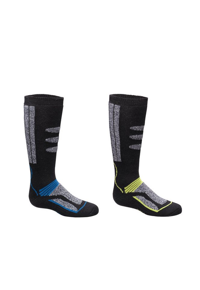 Yuhu Socken Kinder Thermo Skisocken 2er Pack aus Baumwolle (2-Paar) von Yuhu