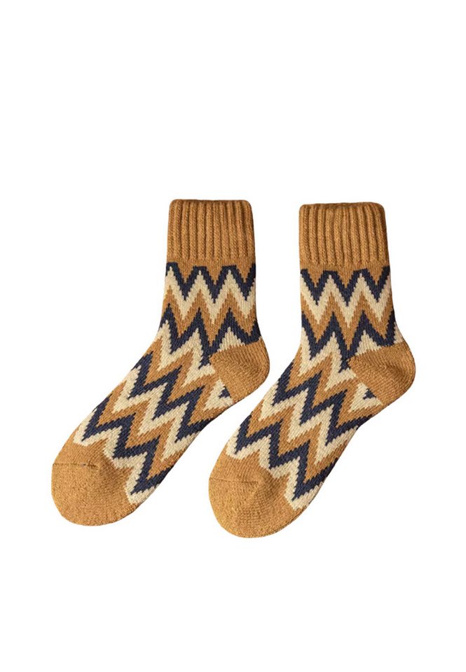 Yuhu Socken Warme Winter Socken Größe 40–46 mit Wolle für Herren von Yuhu