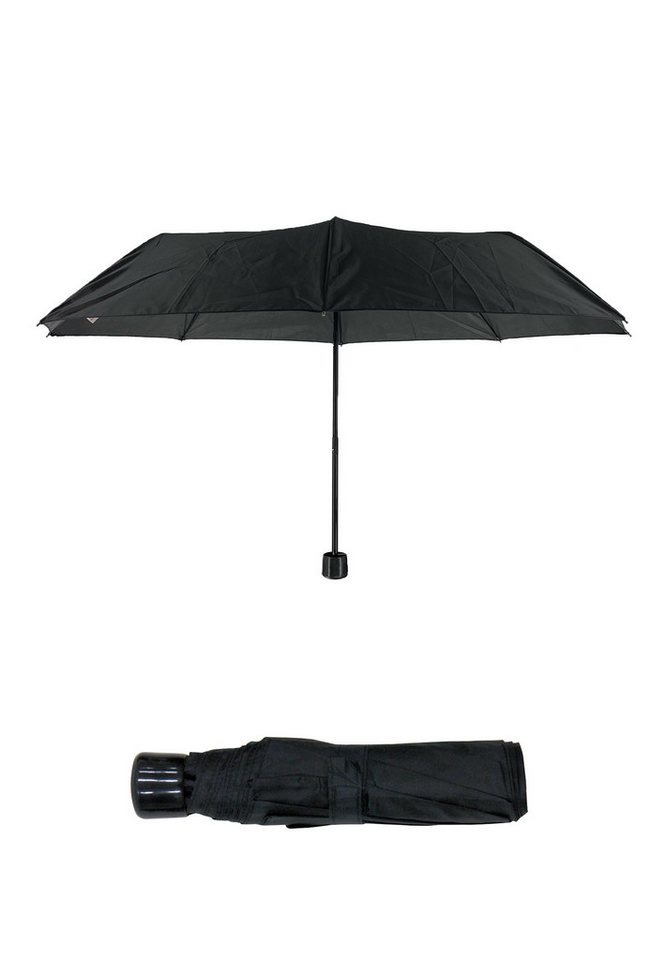 Yuhu Taschenregenschirm Taschenregenschirm schwarz, faltbar, kompakt & leicht von Yuhu