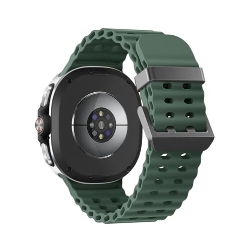 Ocean Armband kompatibel mit Samsung Galaxy Watch 8, 40 mm, 44 mm/8 Classic, 46 mm, keine Lücke, weiches Silikon-Armband, Sportarmband für Galaxy Watch 8 Classic/8, für Damen und Herren Ocean Armband kompatibel mit Samsung Galaxy Watch 8, 40 mm, 44 mm/8 Classic, 46 mm, keine Lücke, weiches Silikon-Armband, Sportarmband für Galaxy Watch 8 Classic/8, für Damen und Herren von YuiYuKa