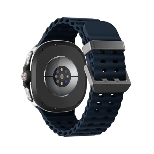 Ocean Armband kompatibel mit Samsung Galaxy Watch 8, 40 mm, 44 mm/8 Classic, 46 mm, keine Lücke, weiches Silikon-Armband, Sportarmband für Galaxy Watch 8 Classic/8, für Damen und Herren Ocean Armband kompatibel mit Samsung Galaxy Watch 8, 40 mm, 44 mm/8 Classic, 46 mm, keine Lücke, weiches Silikon-Armband, Sportarmband für Galaxy Watch 8 Classic/8, für Damen und Herren von YuiYuKa