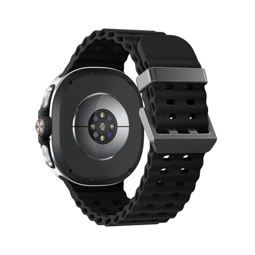 Ocean Armband kompatibel mit Samsung Galaxy Watch 8, 40 mm, 44 mm/8 Classic, 46 mm, keine Lücke, weiches Silikon-Armband, Sportarmband für Galaxy Watch 8 Classic/8, für Damen und Herren Ocean Armband kompatibel mit Samsung Galaxy Watch 8, 40 mm, 44 mm/8 Classic, 46 mm, keine Lücke, weiches Silikon-Armband, Sportarmband für Galaxy Watch 8 Classic/8, für Damen und Herren von YuiYuKa