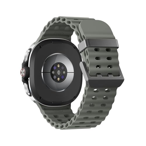 Ocean Armband kompatibel mit Samsung Galaxy Watch 8, 40 mm, 44 mm/8 Classic, 46 mm, keine Lücke, weiches Silikon-Armband, Sportarmband für Galaxy Watch 8 Classic/8, für Damen und Herren Ocean Armband kompatibel mit Samsung Galaxy Watch 8, 40 mm, 44 mm/8 Classic, 46 mm, keine Lücke, weiches Silikon-Armband, Sportarmband für Galaxy Watch 8 Classic/8, für Damen und Herren von YuiYuKa