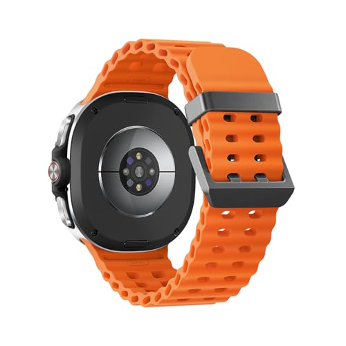 Ocean Armband kompatibel mit Samsung Galaxy Watch 8, 40 mm, 44 mm/8 Classic, 46 mm, keine Lücke, weiches Silikon-Armband, Sportarmband für Galaxy Watch 8 Classic/8, für Damen und Herren Ocean Armband kompatibel mit Samsung Galaxy Watch 8, 40 mm, 44 mm/8 Classic, 46 mm, keine Lücke, weiches Silikon-Armband, Sportarmband für Galaxy Watch 8 Classic/8, für Damen und Herren von YuiYuKa