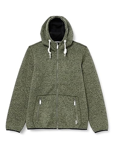 Yuka Herren Strickfleecejacke 18331418, Oliv Melange, L Yuka Herren Strickfleecejacke 18331418, Oliv Melange, L von YuKa