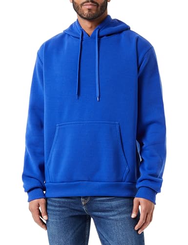 Yuka Men's Sportlicher Stretch-Strickpullover für Herren Polyester Kobalt Größe M Hooded Sweatshirt, M von YuKa