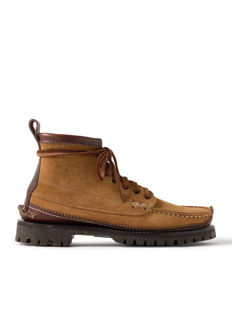 Yuketen - Angler Leather-Trimmed Suede Ankle Boots - Men - Brown - US 8.5 von Yuketen