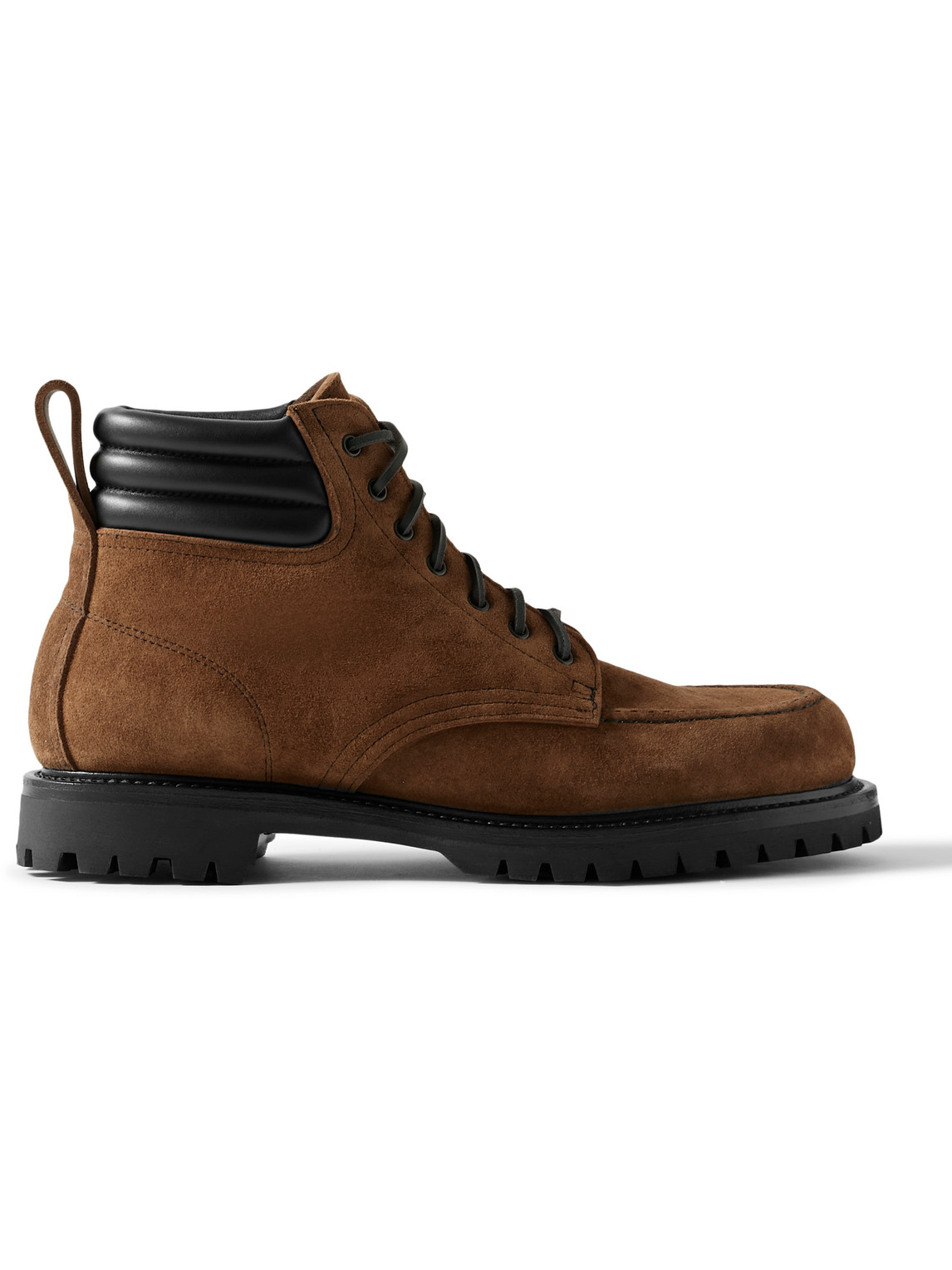 Yuketen - Salvia Padded Leather-Trimmed Suede Boots - Men - Brown - EU 44.5 Yuketen - Salvia Padded Leather-Trimmed Suede Boots - Men - Brown - EU 44.5 von Yuketen