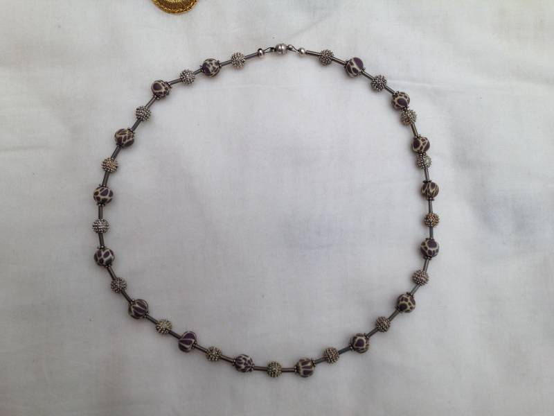 Traumhaft Schöne Perlenkette in Braun, Natur Und Silber Traumhaft Schöne Perlenkette in Braun, Natur Und Silber von YukiwariSouShop