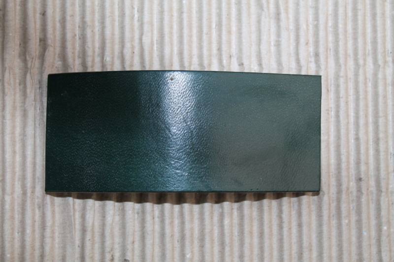 Zopfspange Aus Grünem Leder von YukiwariSouShop