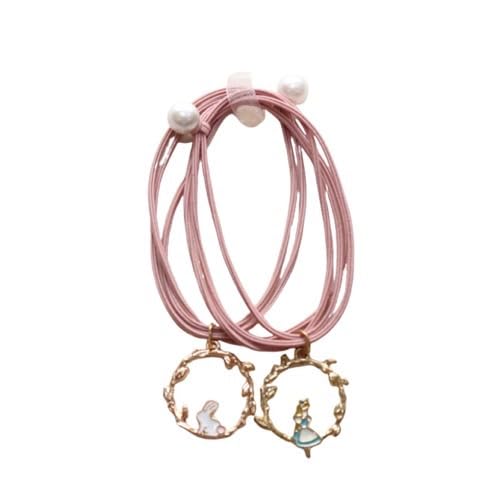 Yuko B – Haargummis Le Circle d'Alice Duo – elastische Haargummis für Kinder – elastisches Haar für Mädchen – elastische Armbänder von Yuko B.