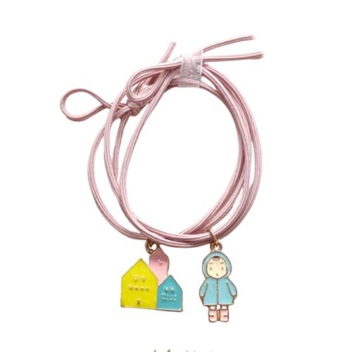Yuko B – Haargummis Lucy Duo – elastische Haargummis für Kinder – elastisches Haar für Mädchen – elastische Armbänder von Yuko B.