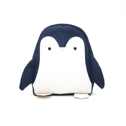 Yuko B Unisex Kinder Sac À DOS Miyu Pingouin Bleu Marine Rucksack, Marineblau und Weiß von Yuko B