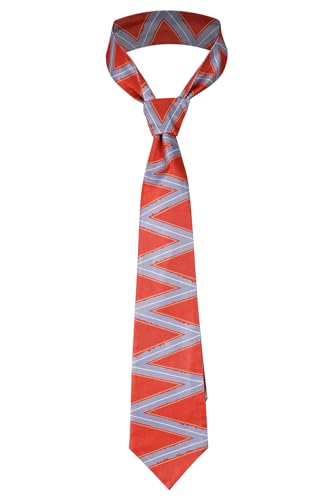 Yulefly Anger Cosplay Krawatte innen Anime Kostüm Krawatten Zubehör Halloween Karneval, rot, Einheitsgröße von Yulefly