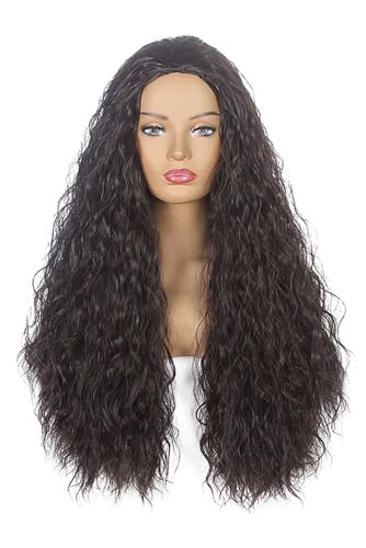 Yulefly Vaiana Kostüm Perücken Cosplay Costume Wig Little Minnow Anzug Damen Halloween Karneval von Yulefly