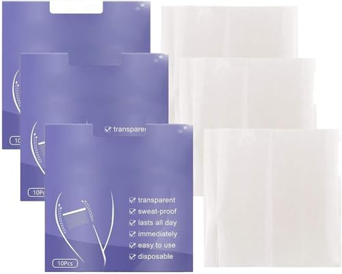 Instant Thigh Lifting, 30Stück Transparente Klebestreifen Oberschenkelstraffungen Hautstraffungsband Für Beine Oberschenkelstraffungspflaster Ultradünne Anti-Scheuer-Shaping-Bein-Lifting-Aufkleber von Yulokdwi