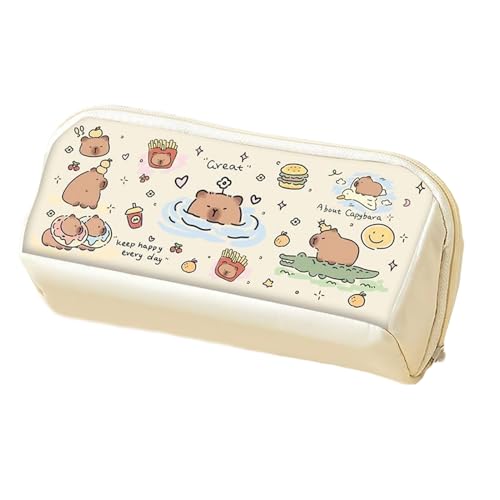 Yulokdwi Capybara Federmäppchen,Stifteaufbewahrung für Schüler - Doppelfach Cartoon Etui Für Schüler Schule Arbeitsplatz Rucksack Täglich Yulokdwi Capybara Federmäppchen,Stifteaufbewahrung für Schüler - Doppelfach Cartoon Etui Für Schüler Schule Arbeitsplatz Rucksack Täglich von Yulokdwi