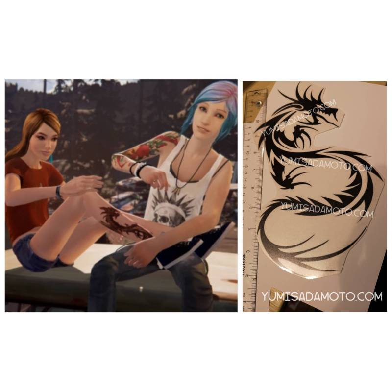Rachel Amber Beindrache Temporäres Tattoo-Cosplay-Kostüm, Bevor Das Sturmleben Seltsam Ist Rachel Amber Beindrache Temporäres Tattoo-Cosplay-Kostüm, Bevor Das Sturmleben Seltsam Ist von YumiSadamoto