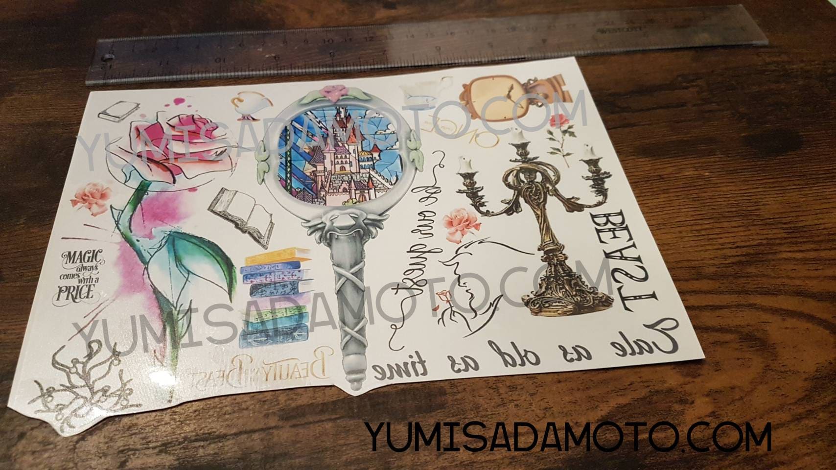 Temporäres Belle-Tattoo Für Modernes Belle-Cosplay, Zum Spaß Oder Die Beauty-And-The-Beast-Party Kinder Temporäres Belle-Tattoo Für Modernes Belle-Cosplay, Zum Spaß Oder Die Beauty-And-The-Beast-Party Kinder von YumiSadamoto