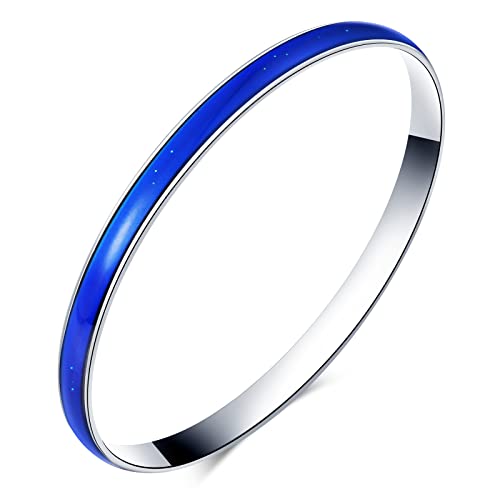 Yumilok Armband Damen Armkette Edelstahl Armbänder Kreis Geburtstags Weihnachten Geschenk Thermo Stimmung Farbwechsel für Sie Frauen Freundin Yumilok Armband Damen Armkette Edelstahl Armbänder Kreis Geburtstags Weihnachten Geschenk Thermo Stimmung Farbwechsel für Sie Frauen Freundin von Yumilok