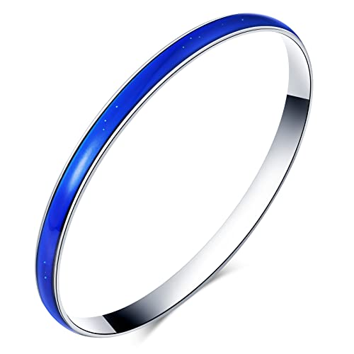 Yumilok Damen Armband Edelstahl Armbänder Armkette Kreis Muttertag Geburtstags Weihnachten Thermo Stimmung Farbwechsel für Sie Frauen Mädchen Yumilok Damen Armband Edelstahl Armbänder Armkette Kreis Muttertag Geburtstags Weihnachten Thermo Stimmung Farbwechsel für Sie Frauen Mädchen von Yumilok