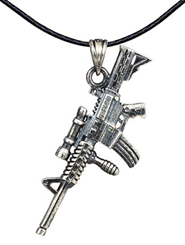 Yumilok Herren-Ketten Halskette mit Anhänger in 925 Sterling Silber Rock Stil mit 45cm Singapurkette Modeschmuck Geschenk für Männer Jungen von Yumilok