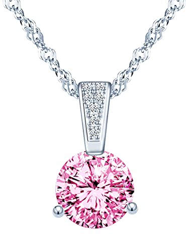 Yumilok Kette Damen Halskette Silber mit Anhänger 925 Sterling Silber mit Zirkonia für Mutter Mama Frauen von Yumilok