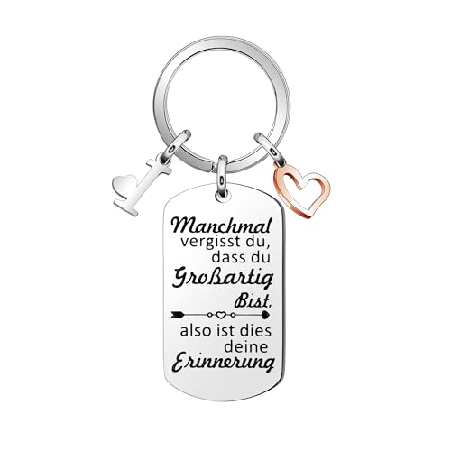 Yumioxa 26 Buchstaben Anhänger Rechteckige Schlüsselanhänger Ermutigen Geschenk Für Frauen Tochter Freunde Geburtstag Souvenir Feiern Party Geschenk Schlüsselanhänger Roségold Herz Anhänger (I) Yumioxa 26 Buchstaben Anhänger Rechteckige Schlüsselanhänger Ermutigen Geschenk Für Frauen Tochter Freunde Geburtstag Souvenir Feiern Party Geschenk Schlüsselanhänger Roségold Herz Anhänger (I) von Yumioxa