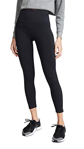 Yummie Damen Leggings mit hoher Taille, Bauchformung Strumpfwaren, schwarz, S/M von Yummie