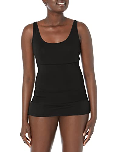 Yummie Damen Pearl Comfort Control 3-Panel Shaping Tank Pullunder, schwarz, 1X von Yummie