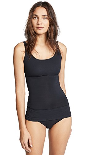 Yummie Damen Pearl Comfort Control 3-Panel Shaping Tank Trgershirt/Cami Shirt, schwarz, Mittel von Yummie