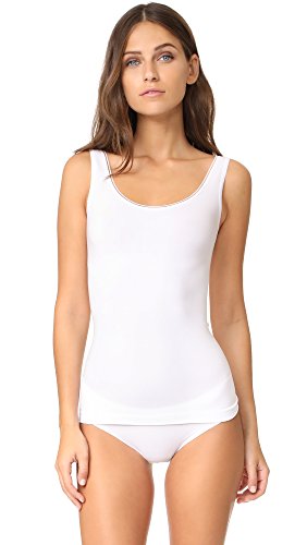 Yummie Damen-Tanktop ohne Nähte, wendbar - Weiß - Medium/Large von Yummie