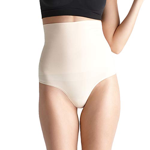 Yummie Damen Women's Danielle Seamless High Waist Shapewear Thong, Frappe, 1X/2X Tangahschen, 1X-2X von Yummie