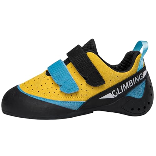 Yummsion Kletter-Trainingsschuhe,Boulder Schuhe,Kletterschuhe Erwachsene,Kletterschuhe Jugendliche,Professionelle Anfänger Klettern Trainingsschuhe,rutschfest,Für Kind Erwachsene Anfänger von Yummsion