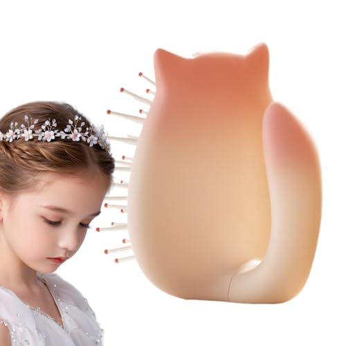 Yumneo Entwirrungsbürste für Kinder, Entwirrer, beruhigende Haarbürste, tragbare Kopfhautmassage, Luftkissen, Haarbürste, antistatischer Entwirrungskamm für Reisen und Zuhause Yumneo Entwirrungsbürste für Kinder, Entwirrer, beruhigende Haarbürste, tragbare Kopfhautmassage, Luftkissen, Haarbürste, antistatischer Entwirrungskamm für Reisen und Zuhause von Yumneo