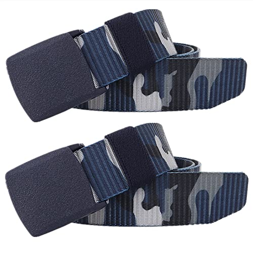 YunYunStrap Gürtel Männer, Militärische Taktische Gürtel aus Nylon mit verstellbarer Kunststoffschnalle, 2er-Pack YunYunStrap Gürtel Männer, Militärische Taktische Gürtel aus Nylon mit verstellbarer Kunststoffschnalle, 2er-Pack von YunYunStrap