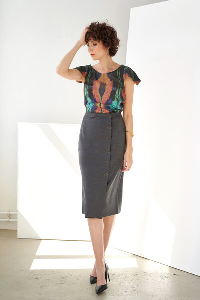 Yuna Miray Wrap Skirt Wickelrock von Yuna Miray