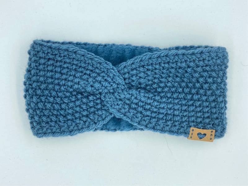 Handgestricktes Stirnband Kinder | 3-6 Jahre Mit Fleece von YunaStrickwaren