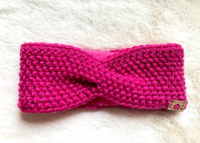 Reflektierendes Stirnband, Kinder | 4-8J Mit Fleece von YunaStrickwaren