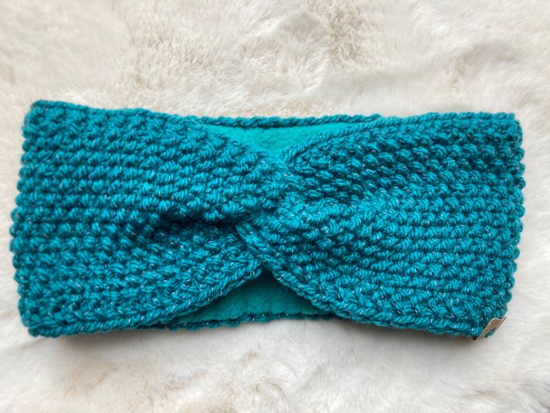 Reflektierendes Stirnband Mit Fleece, Damen von YunaStrickwaren