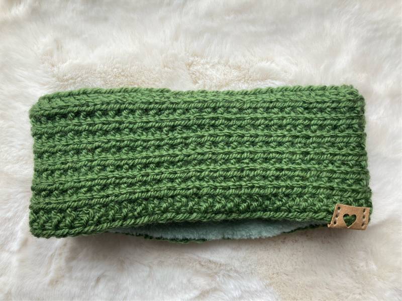 stirnband Kinder Mit Fleece von YunaStrickwaren